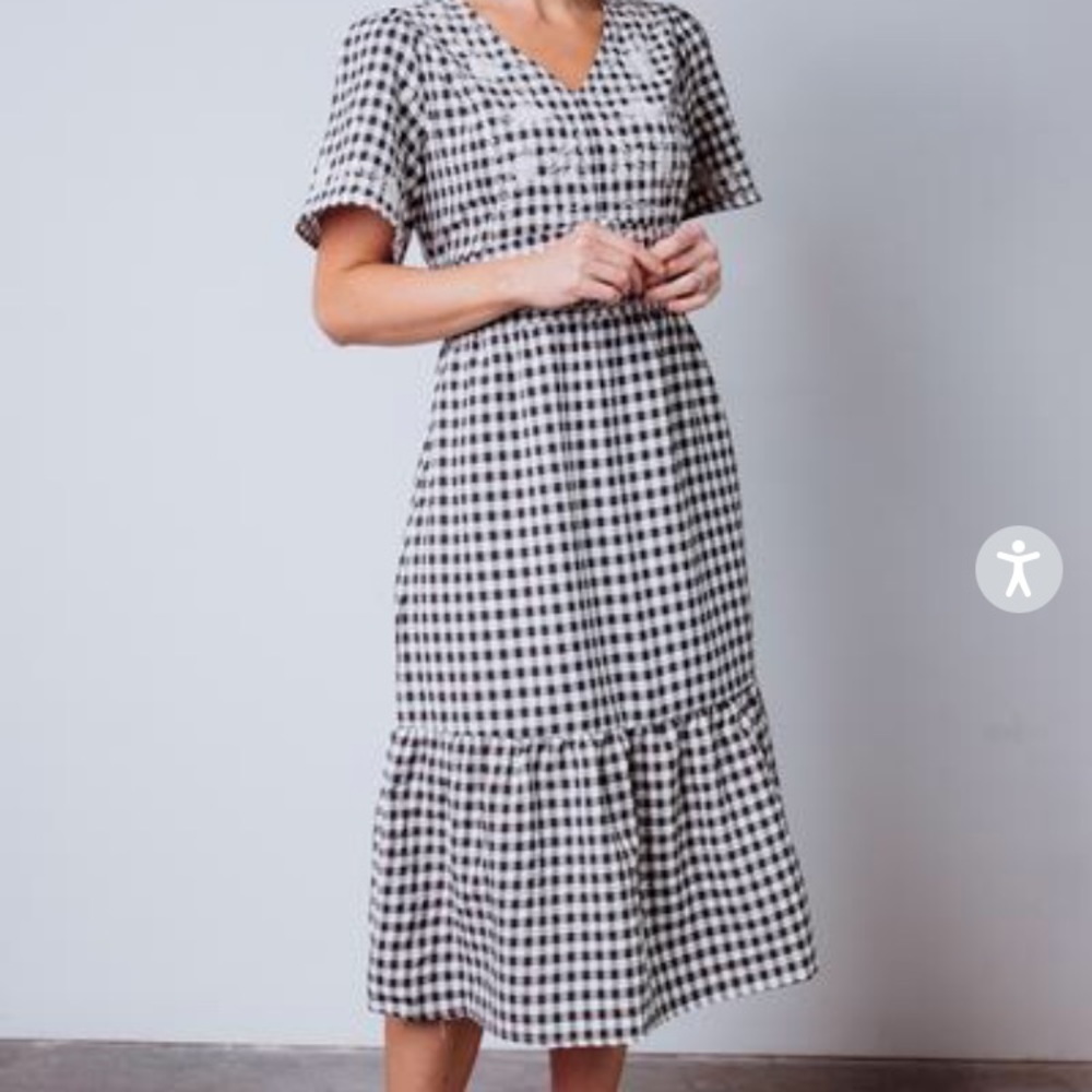 Baltic Born Gingham dress NWT